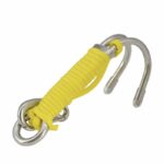 Крюк двойной с линем и карабином