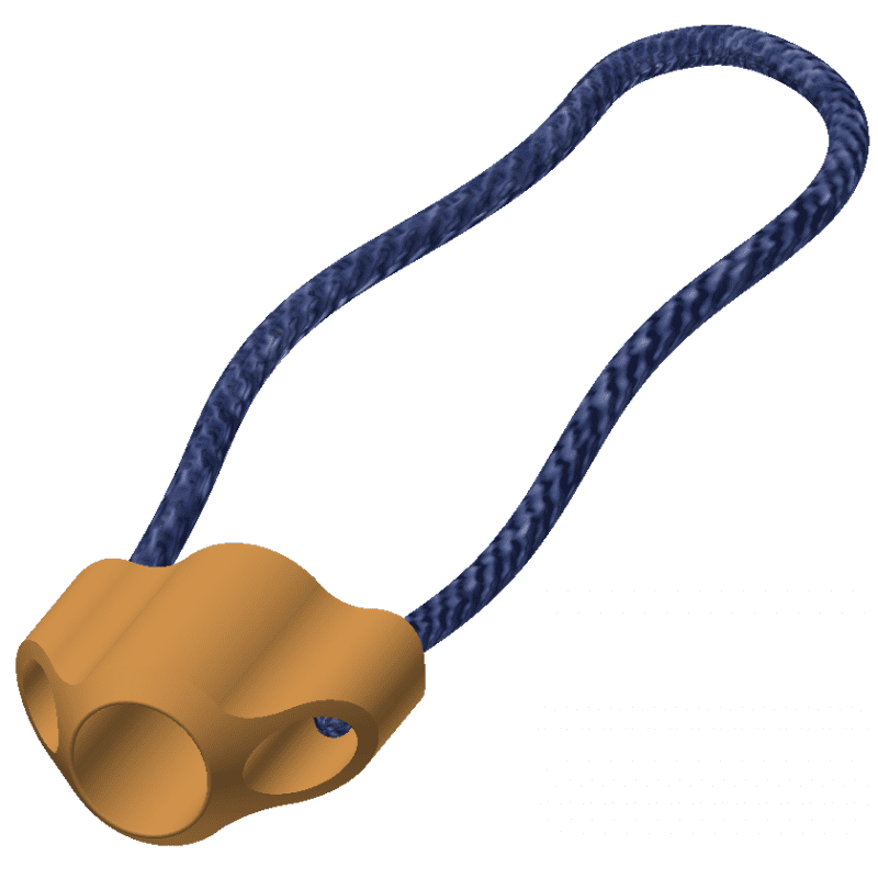 Бегунок Каюк металлический 7мм 2 ушка купить с доставкой по России Бегунок Каюк металлический 7мм 2 ушка — изображение 1