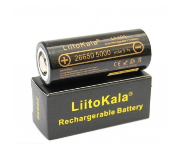 Аккумулятор Litokala 26650 5000mA/h