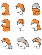 Шарф-труба IQ-UV лайкра 300+ синий — изображение 2