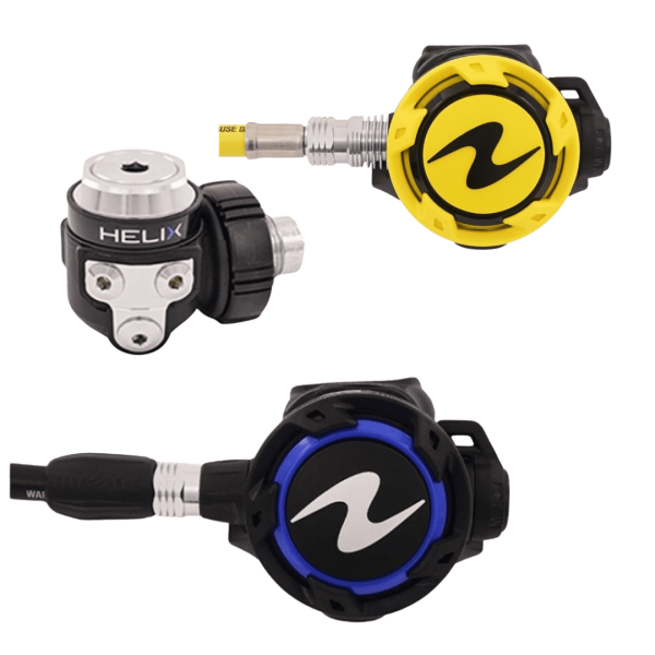 Комплект AquaLung регулятор Helix DIN+октопус Helix Pro