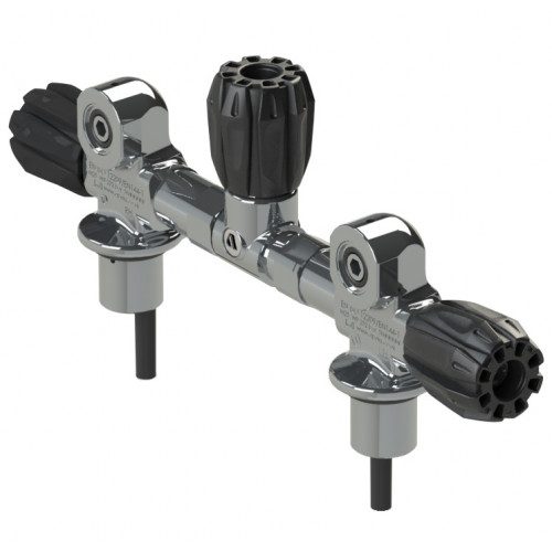 Манифолд без изолятора (171-178мм, для баллонов 10-12л) DIN 300бар