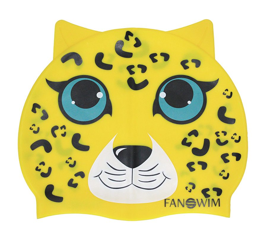 Шапочка силиконовая Леопард детская с доставкой по России Шапочка силиконовая Леопард детская — изображение 1