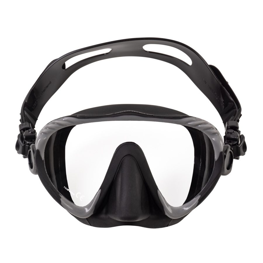 Маска Scorpena Thaiti черный/серый Маска Scorpena Thaiti черный/серый — изображение 1