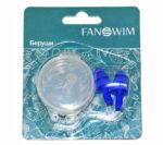 Беруши FanSwim силиконовые 2шт. голубые — изображение 2