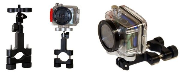 Крепление экстрим-камеры на руль велосипеда или весло