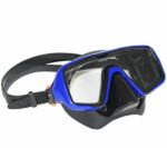 Маска FanDiver F104 черный силикон синяя — изображение 3