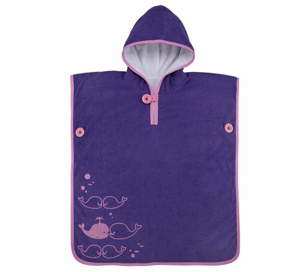 Накидка детская фиолетовый/розовый