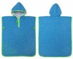 Накидка детская синий/зеленый