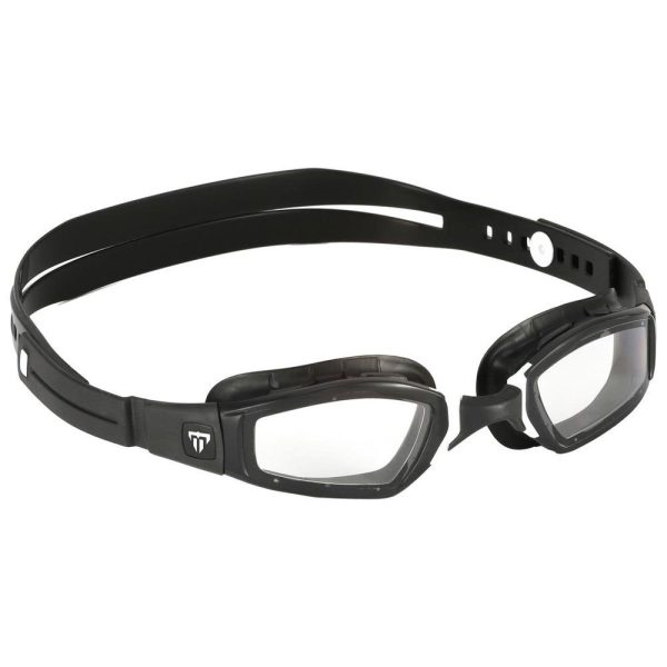 Очки Ninja прозрачные линзы/черный/белый