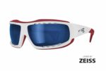Очки LiP Typhoon / Gloss White -Red / Zeiss / PA Polarized / Gun Blue Lens — изображение 4