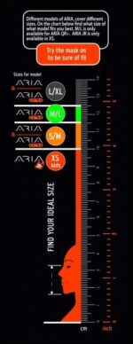 Маска полнолицевая Oceanreef Aria Classic синий — изображение 4