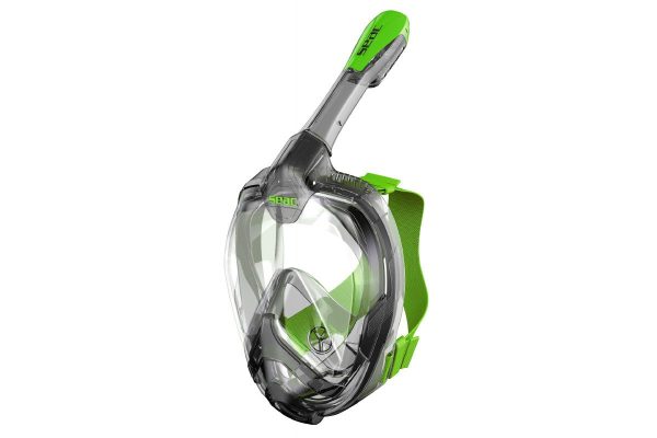 Маска полнолицевая SeacSub Libera черный/лайм