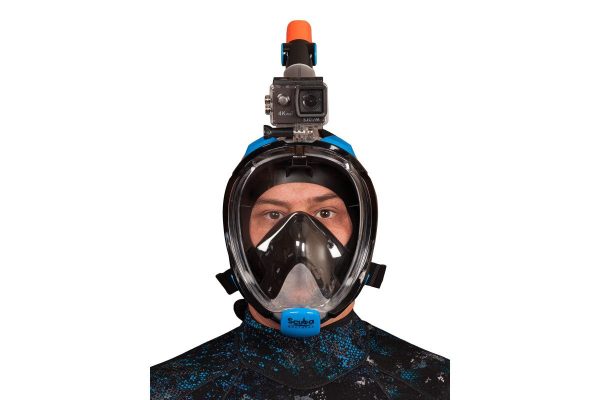 Маска полнолицевая SB Beatle черный/синий