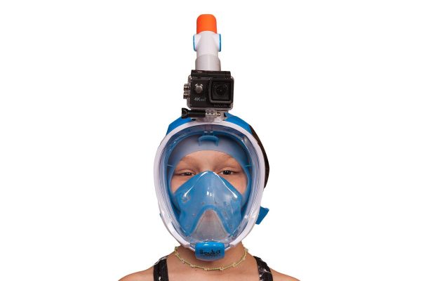 Маска полнолицевая SB Beatle голубая