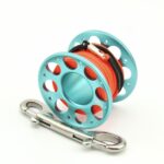 Катушка-шпуля алюминиевая 15м с карабином — изображение 2