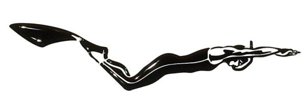 Наклейка Фридайвер с трубкой