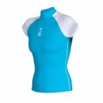 Футболка HYDROSKIN Lady лайкра с коротким рукавом белый/голубой