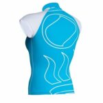 Футболка HYDROSKIN Lady лайкра с коротким рукавом белый/голубой — изображение 2