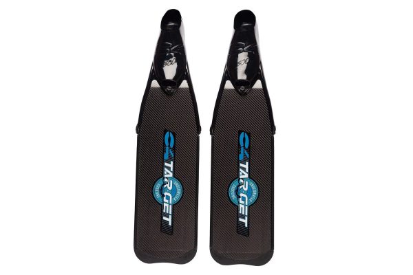 Ласты карбоновые C4 Target 300 Medium 30 + калоша С400 белые