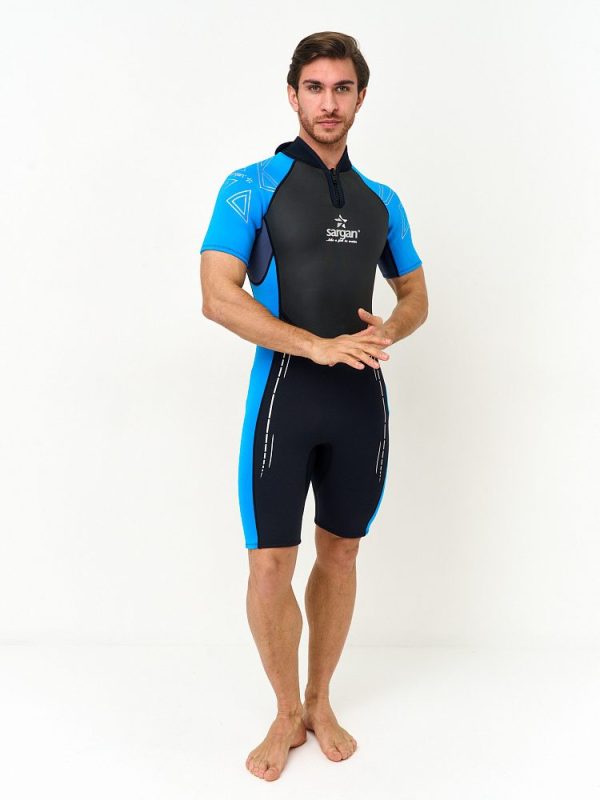 Гидрокостюм Sargan Nero Shorty Man 3мм голубой