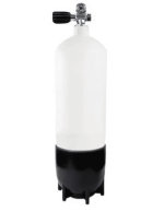 Баллон Vitcovice стальной 12л диам. 204мм+вентиль+башмак белый