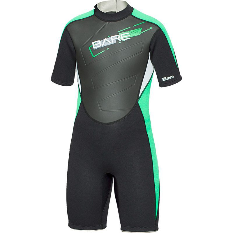 453.970 Гидрокостюм Manta Shorty 2мм детский зеленый — изображение 1