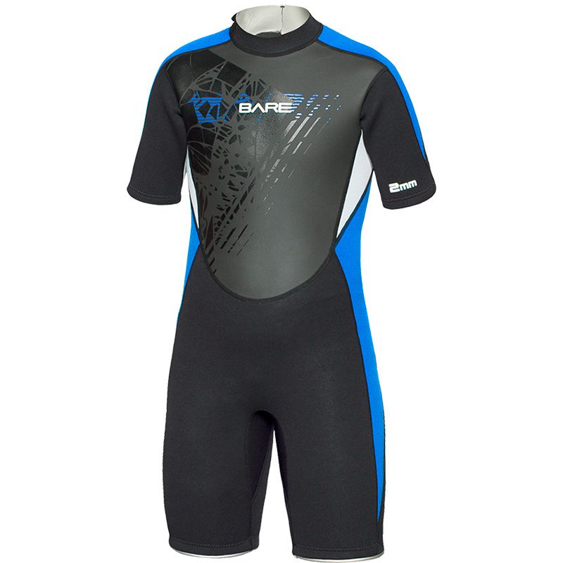 454.970 Гидрокостюм Manta Shorty 2мм детский синий — изображение 1