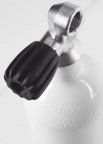 Баллон Vitcovice стальной 15л диам. 204мм+вентиль+башмак белый — изображение 2