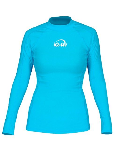 Футболка iQ UV 300+ женская бирюзовая