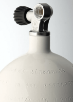 Баллон Vitcovice стальной 12л диам. 204мм+вентиль+башмак белый — изображение 3