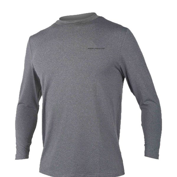Футболка лайкра NP 22 Nano Tee мужская длинный рукав серый