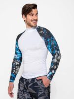 Футболка лайкра Mako длинный рукав белая унисекс — изображение 2