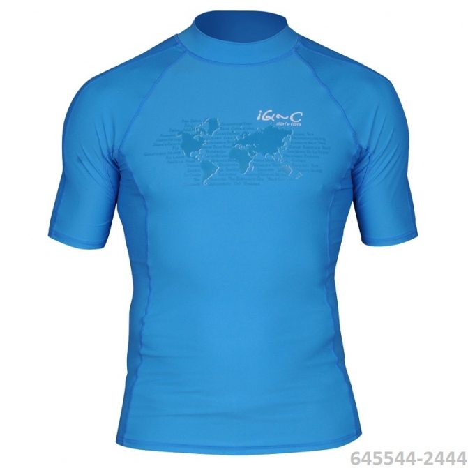 b_8cf40c8a4190d06550092a0deae20b73_3 Футболка iQ лайкра UV 300 Watersport мужская короткий рукав — изображение 1