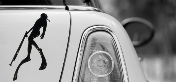 Наклейка Подводный охотник