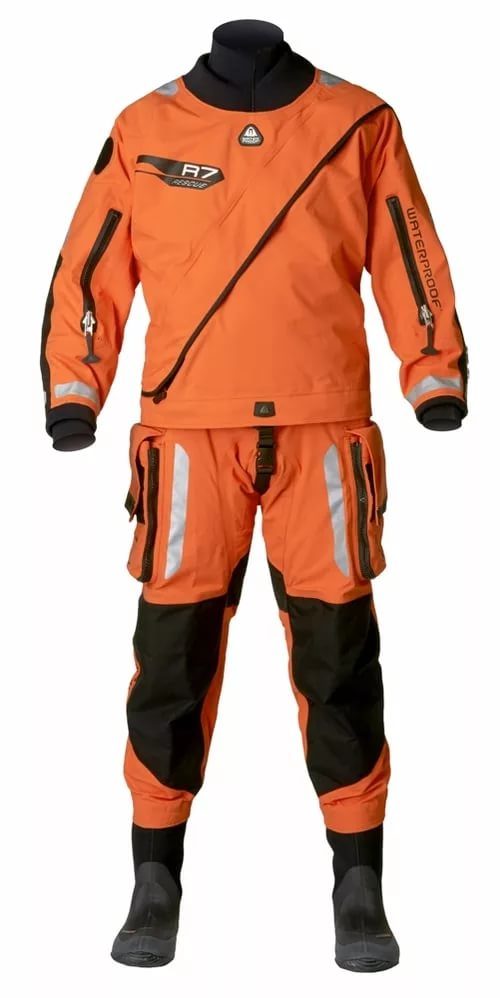Гидрокостюм сухой R7 оранжевый