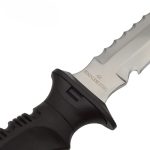 Нож водолазный острый конец черный — изображение 6