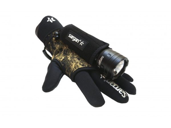 Держатель подводного фонаря СПРУТ полуперчатка camo