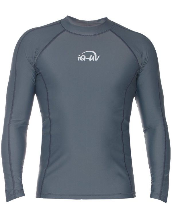 Футболка iQ UV 300 мужская серый длинный рукав