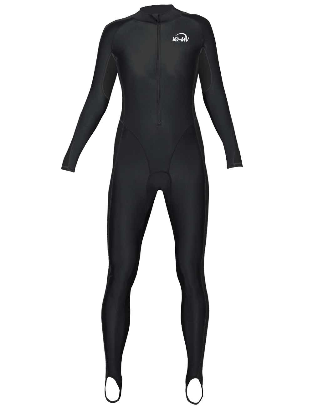 iquv-overall-anzug-schnorcheln-black Гидрокостюм iQ лайкра UV Watersport 300 женский — изображение 1
