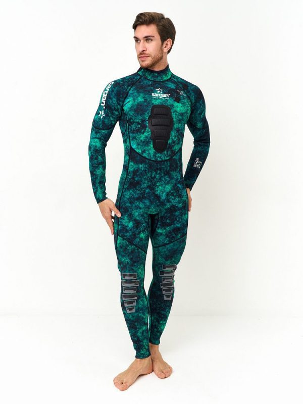 Гидрокостюм Sargan Master Man 2мм зеленый камо