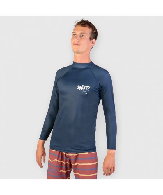 Футболка лайкра SooRuz NICE мужская длинный рукав синий