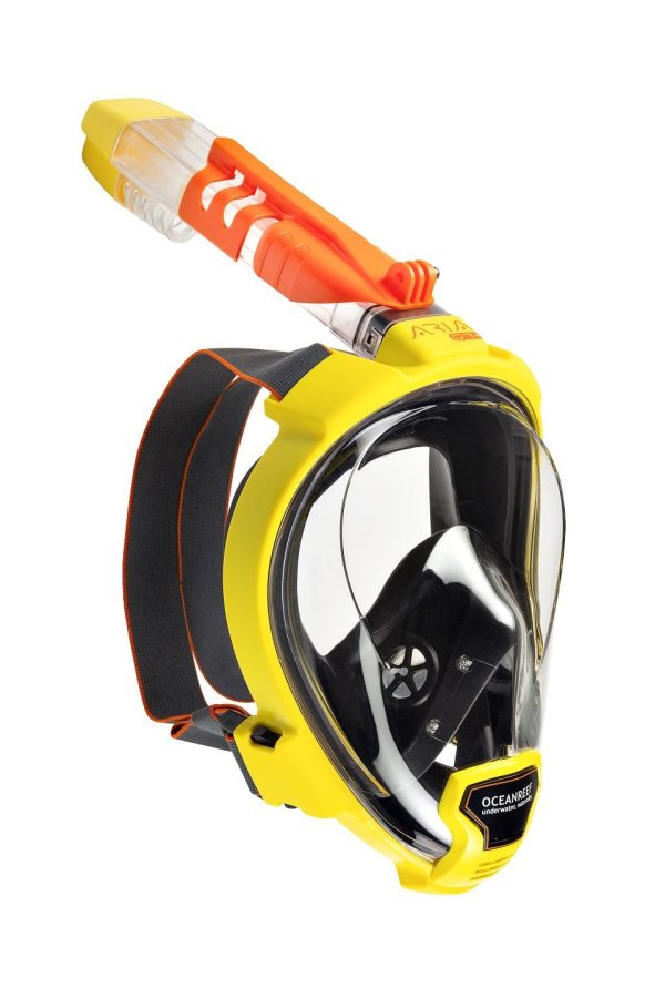 Маска полнолицевая Oceanreef Aria QR желтый