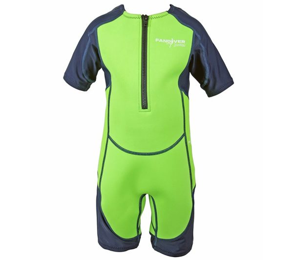 Гидрокостюм FanDiver Shorty детский 2мм лайм