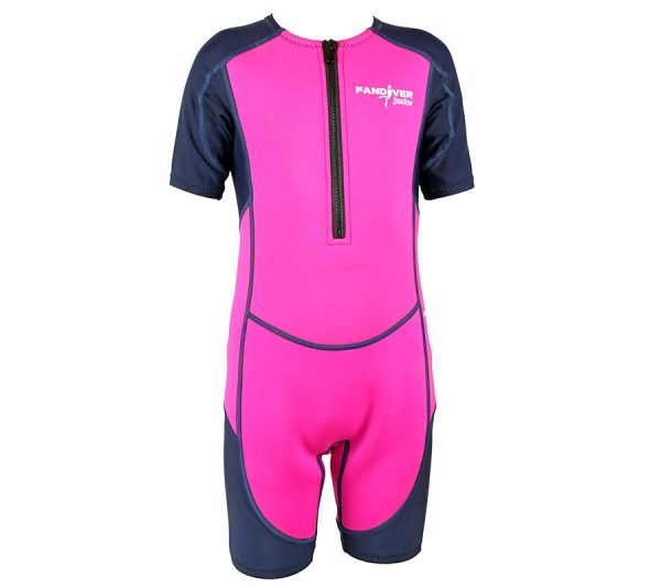 Гидрокостюм FanDiver Shorty детский 2мм розовый