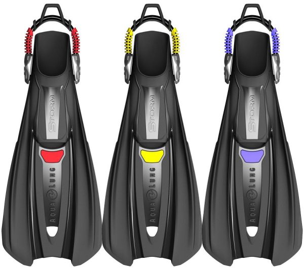 Ласты Storm открытая пятка чёрный