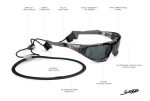 Очки LiP Surge / Gloss Trans. Grey / Black / PC Polarized / Levanté Series Chroma Smoke Lens — изображение 15