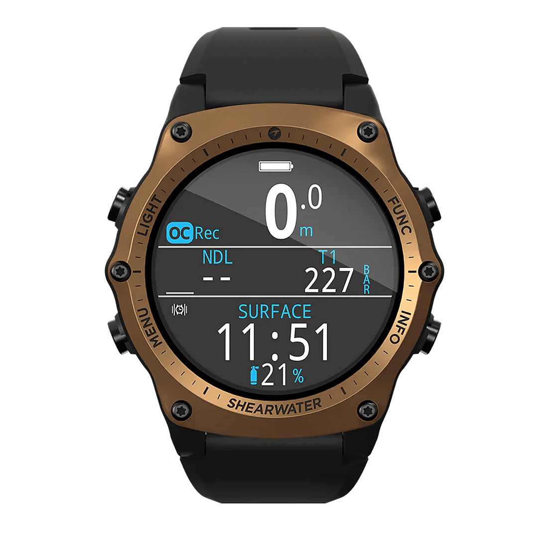 Компьютер для дайвинга ShearWater Teric bronze наличии с доставкой Декомпрессиметр ShearWater Teric bronze — изображение 1