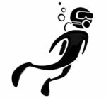 Наклейка Дайвер