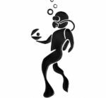 Наклейка Дайвер — изображение 2